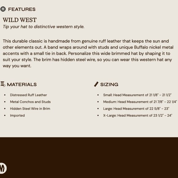 Minnetonka Buffalo Nickel Hat L - Picture 5 of 10